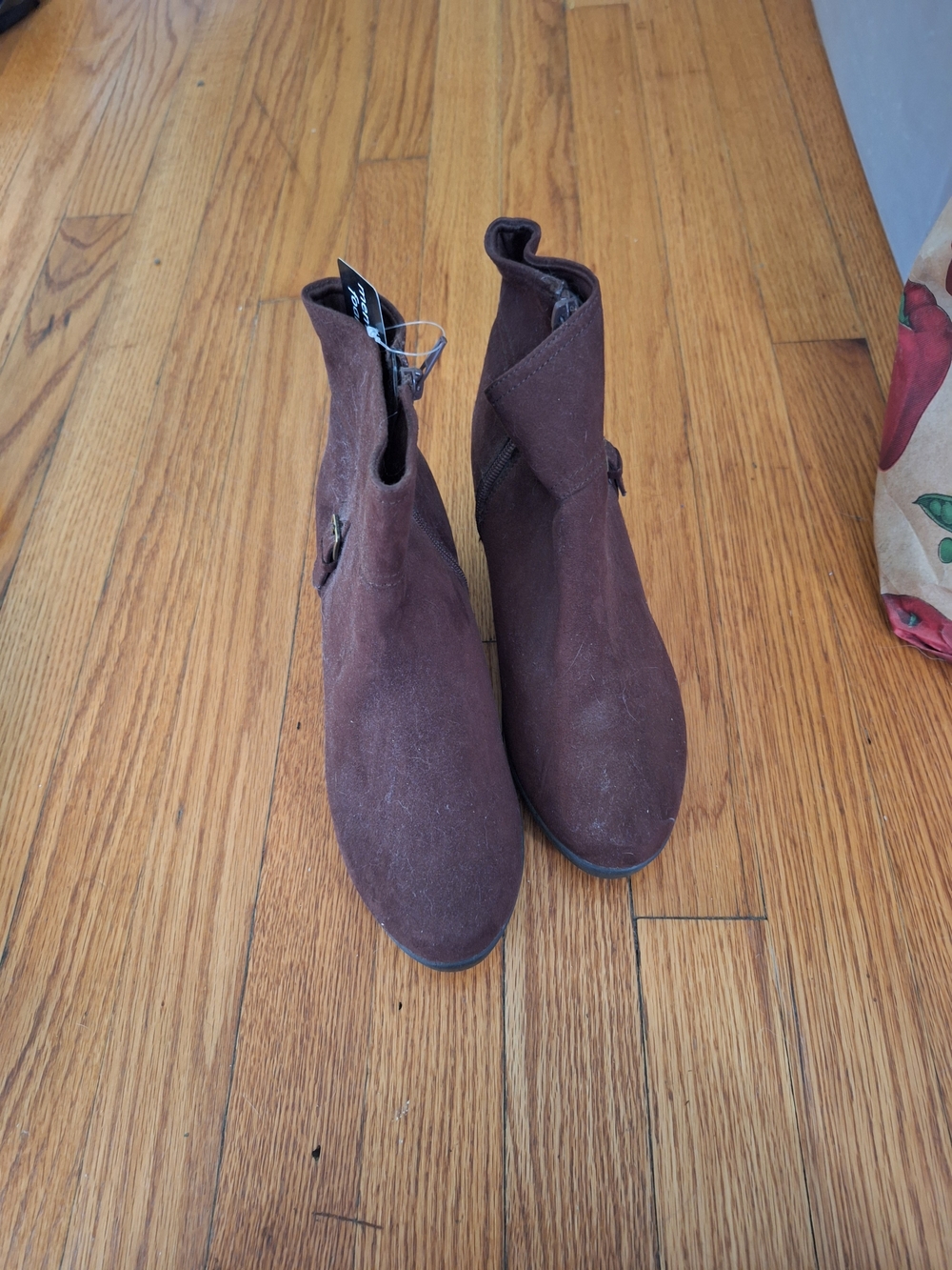 Brown Suede Ankle Boots - Women's Stylish Booties